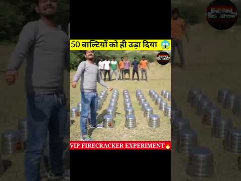 VIP Firecracker Experiment | Mr Indian hacker #shorts #experiment
