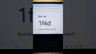 Bee 🐝 icon in MS Word #2025 #computer #msword #microsoft #excel