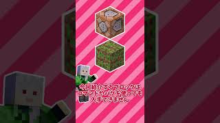 【Minecraft】ほとんどの人が知らないブロックがある！？ #マイクラ #隠しアイテム