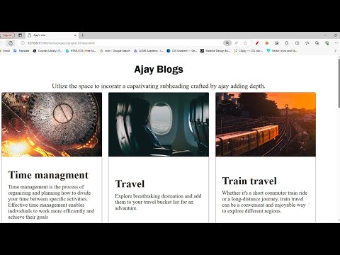 Create simple responsive website Using html CSS #html #html5 #css #css3 #webdevelopment #website