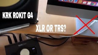✅  Should You Use XLR or TRS With KRK Rokit G4 Studio Monitors 🔴