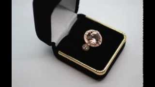 Huge Morganite Ring available for purchase!