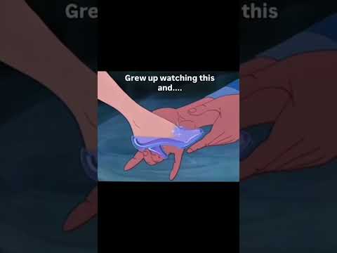 Grew up watching the Prince helping Cinderella wear the shoe...🦶