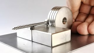 3 Magnetic Launchers in Slow Motion | Magnet Tricks & Magnetic Games