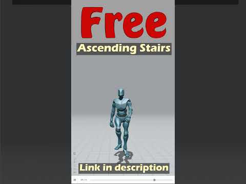 Ascending Stairs. Free Mixamo animation for Daz Studio's Genesis 9