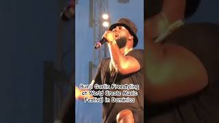 Bunji Garlin Freestyles at World Creole Music Festival in #Dominica #bunjigarlin #wcmf #music #soca