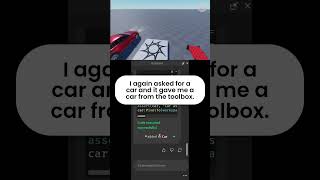 Testing out Roblox AI  #roblox  #robloxgamedesign #coding #gamedev #gamedevelopment #ai #robloxai