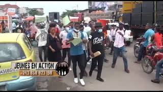 Jeunesse Ya Barumbu ba marche contre honorable Roger Bimwala pona mauvaise fois naye Enver commune