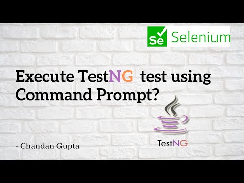 Execute TestNG tests using Command Prompt - Detailed Explaination