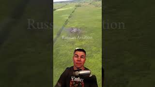 Footage of the crashed Russian Su-35 fighter jet in the Kursk region.