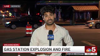 Explosion at suburban gas station prompts home evacuations