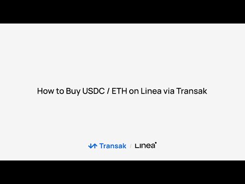 The Linea Voyage | How to Buy Crypto with Fiat using Transak