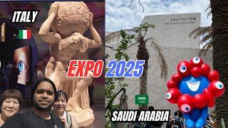 Exploring Expo 2025 Osaka: Italy & Saudi Arabia Pavilions! 🌍 🇮🇹🇸🇦