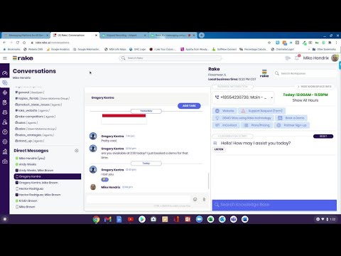 Rake application demonstration for YouTube