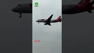 #aviation #airplane #planespotting #uzbekistan #landing #ssj100 #redwings