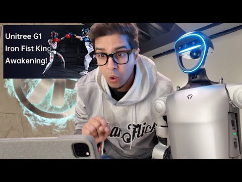 Reacting with G1 to Unitree Iron Fist King: Awakening
