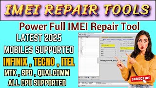 IMEI Repair Tool (2025) 🔥 Just Plug & Write!"(Infinix | Tecno | Itel IMEI Fix in 1 Minute!)