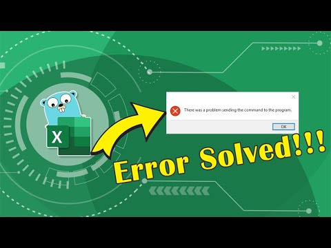 [100% Fixed] There was a Problem Sending the Command to the Program Excel Error| Excel Tech & Tricks