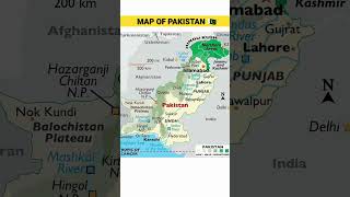 Map of Pakistan 🇵🇰 | #pakistan #map #shorts