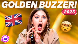 14-Year-Old Singer Gets FASTEST GOLDEN BUZZER Ever On BGT 2025!