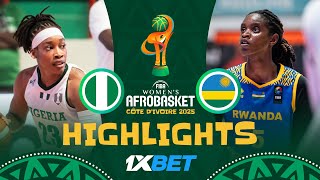 Nigeria 🇳🇬 handle Rwanda 🇷🇼 with ease for 25th win in a row at #AfroBasketWomen!