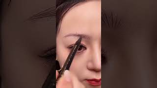 新葡二线tutorial# Eyebrow pencil is waterproof, sweat-proof and does not cause dizzinessMakeup#Line eye