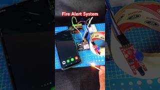 Fire Detected! SMS & Call Alert System using Arduino & GSM SIM900A #shorts