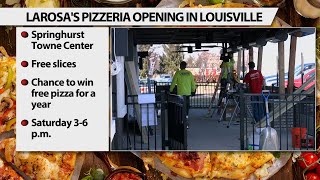 LaRosa's Pizzeria offering free slices Saturday ahead of opening 1st Louisville restaurant