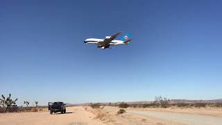 中国南方航空公司A-380 （B-6137) 退役飞行，于2月24日降落在加州维克多维尔飞机坟场。
