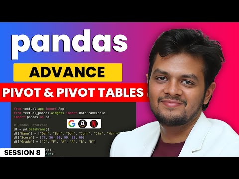Pivot and Pivot Tables in Pandas | Hindi | Session 8
