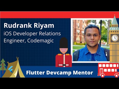 Codemagic with Rudrank Riyam  :: Week 10 :: Session 1 :: #FlutterDevCamp #GDGLondon