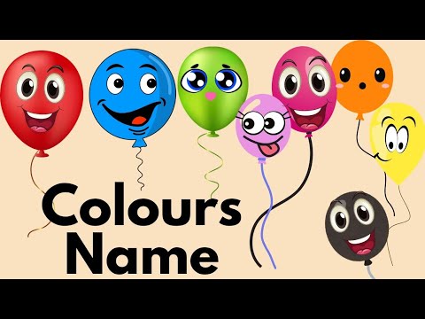 Colours Name with pictures | Name of colours for kids| List of colours name