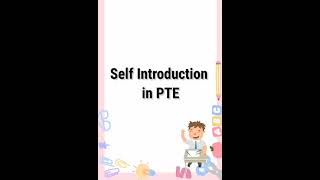 PTE Introduction template