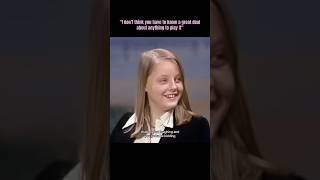 Jodie Foster on TAXI DRIVER #acting #actingtips #actingclass