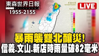 🔴0805【Live】1955-2155東森世界日報／暴雨襲雙北！北區時雨量破82毫米/比亞迪藉「洗產地」侵台車市？直擊代理商與立院高層餐敘3小時/府院備戰八月中旬「半導體關稅」專家：恐20%以上