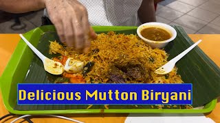 Authentic Singapore: Mutton Biryani & Hand Eating at Tekka Centre, Little India!