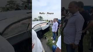 Rolls-royce car accident 300 feet 💔 #car #rollsroyce #300feet #luxurycars  #shorts #shortsfeed
