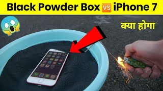 Explosive Black Powder Box vs iPhone 7! What Happens ?😱@TechRax  #shorts