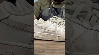 How to restore your Air Force 1’s🔥 #shoedoc #shoelada #fz150 #shoecleaner #150bucks #airforce1 #af1