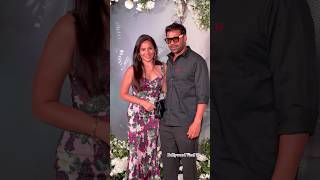 #shabbirahluwalia With Wife At #arpitakhan Birthday party 😊 #ytshorts #trendingshorts #shorts