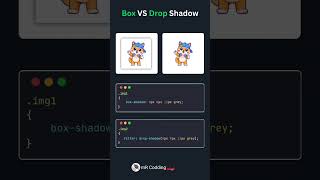 Box VS Drop Shadow #mrcodding #coding #shorts #short #shortsvideo