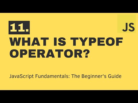11  What is typeof operator? | JavaScript | DCT Academy | Bangalore