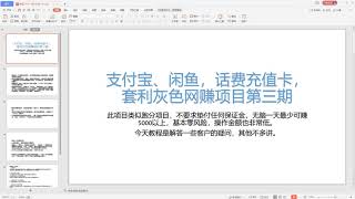 网上赚钱最快的方法，支付宝，闲鱼套利，轻松一天收入5000+， 挣钱最快的项目,来钱特快（三）