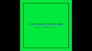 10 TOP HIGHEST PAYING JOBS FOR TODAY