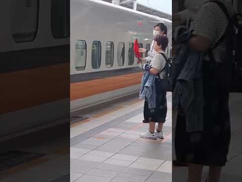 Taiwan high-speed railway platform staff｜台灣高鐵月台工作人員，指差確認
