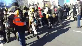 Майдан 18.02.14 Штурм по Лінії Маріїнский парк - Парк Слави