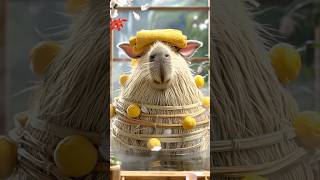 KLING AI Capybara Steam Bath #klingai #capybara #ai #capybaratiktok