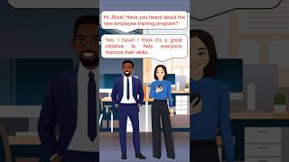 English at work - The new employee training program  #english #shortvideo #shorts #short