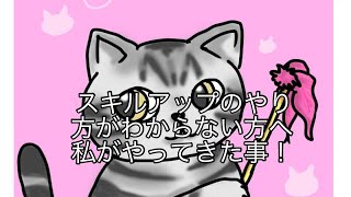 スキルアップのやり方がわからない方へ。私がやってきた事！にゃんピカチャンネル