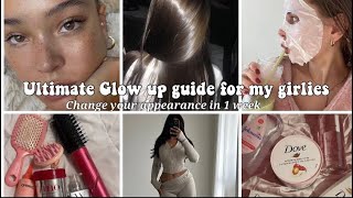 Ultimate Glow Up Guide for my girlies🎀✨ (Change your appearance in 1 week )